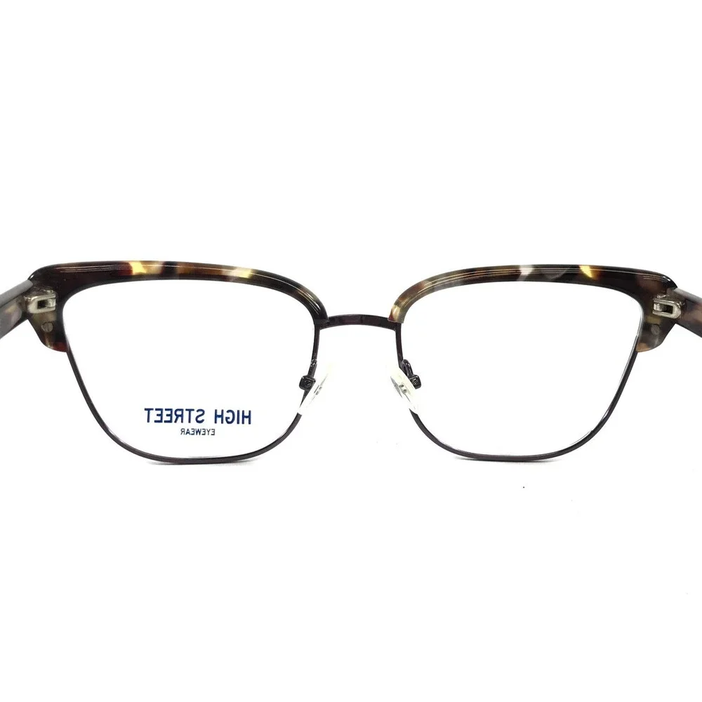 High Street Eyeglasses Frames MILAN PLUM TORTOISE Cat Eye Full Rim 53-18-145